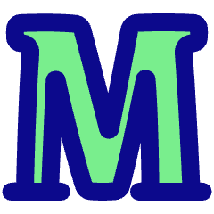 Serif Font Icon from Plump Pop Set