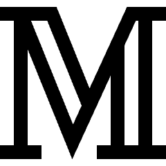 Serif Font Icon from Sharp Line Set