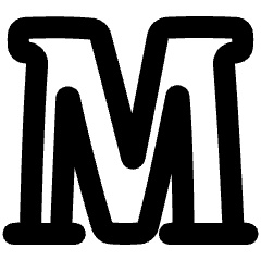 Serif Font Icon from Plump Remix Set