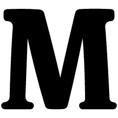 Serif Font Icon from Plump Solid Set