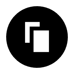 Share Link Circle Fill Icon from Outlined Fill - Streamline Material Set