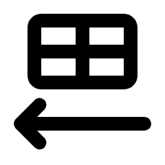 Sheets Rtl Icon from Rounded Line - Streamline Material Set