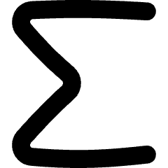 Sigma Icon from Flex Solid Set