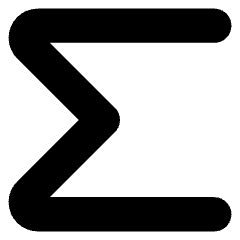 Sigma Icon from Core Solid Set