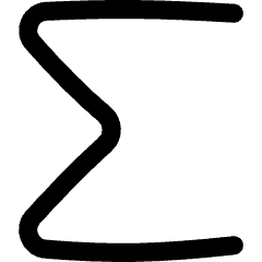 Sigma Icon from Flex Line Set
