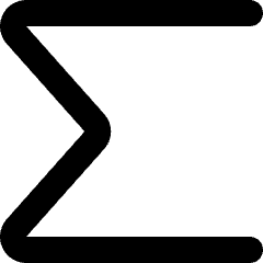 Sigma Icon from Micro Line Set