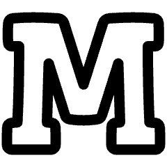 Slab Serif Font Icon from Plump Line Set