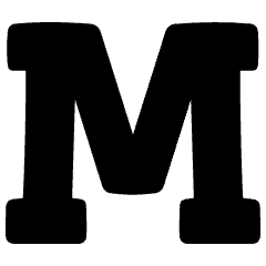 Slab Serif Font Icon from Plump Solid Set