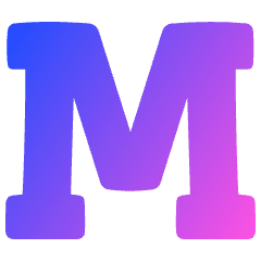 Slab Serif Font Icon from Plump Gradient Set