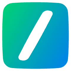 Slash Command Icon from Plump Gradient Set
