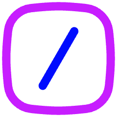 Slash Command Icon from Flex Neon Set