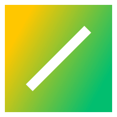 Slash Command Icon from Sharp Gradient Set