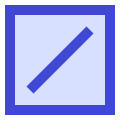 Slash Command Icon from Sharp Duo Set