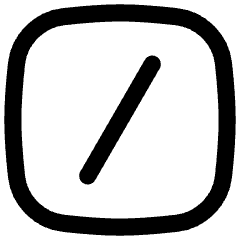 Slash Command Icon from Flex Line Set