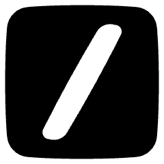 Slash Command Icon from Plump Solid Set