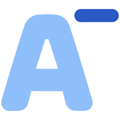 Smaller Text Minus Size Icon from Plump Flat Set