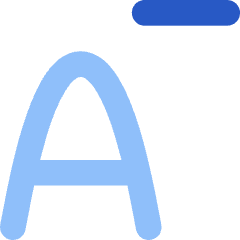 Smaller Text Minus Size Icon from Flex Flat Set