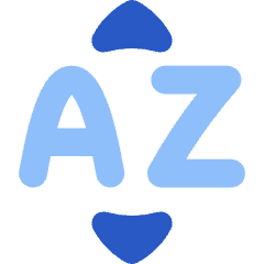 Sort By Alphabet Icon from Flex Flat Set