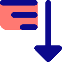 Sort Descending Icon from Core Pop Set