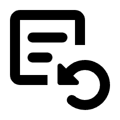 Source Notes Icon from Rounded Line - Streamline Material Set