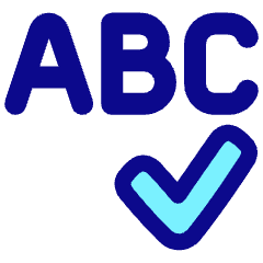 Spell Check Icon from Plump Pop Set