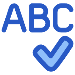 Spell Check Icon from Plump Duo Set