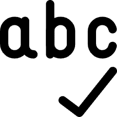 Spell Check Icon from Core Line Set