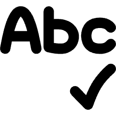 Spell Check Icon from Flex Remix Set