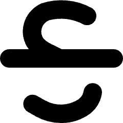 Strike Through Icon from Micro Solid Set