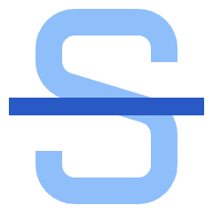 Strikethrough 1 Icon from Sharp Flat Set