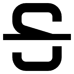 Strikethrough 1 Icon from Sharp Solid Set