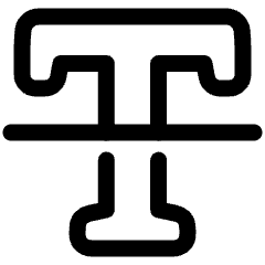 Strikethrough 2 Icon from Plump Line Set