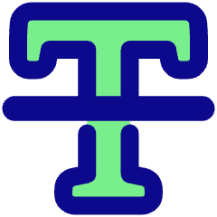 Strikethrough 2 Icon from Plump Pop Set