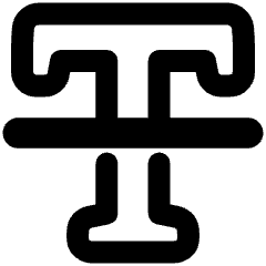 Strikethrough 2 Icon from Plump Remix Set