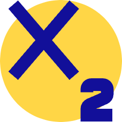 Subscript 1 Icon from Sharp Pop Set