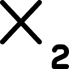 Subscript 1 Icon from Core Line Set