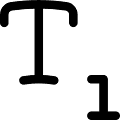 Subscript 2 Icon from Flex Line Set