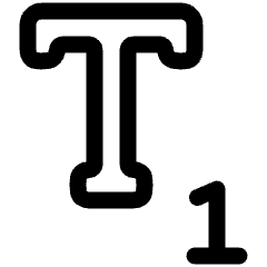 Subscript 2 Icon from Plump Line Set