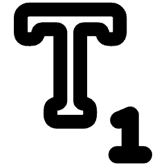 Subscript 2 Icon from Plump Remix Set