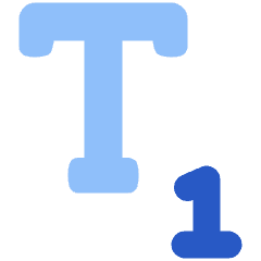 Subscript 2 Icon from Plump Flat Set