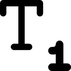 Subscript 2 Icon from Core Remix Set