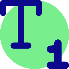 Subscript 2 Icon from Core Pop Set