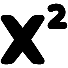 Superscript 1 Icon from Plump Solid Set