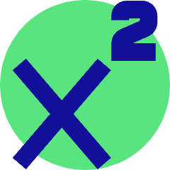 Superscript 1 Icon from Sharp Pop Set