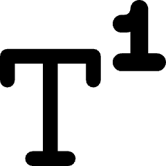 Superscript 2 Icon from Core Remix Set