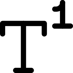 Superscript 2 Icon from Core Line Set