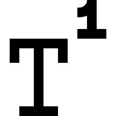 Superscript 2 Icon from Sharp Line Set