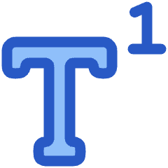 Superscript 2 Icon from Plump Duo Set