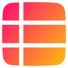 Table Icon from Plump Gradient Set