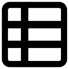 Table Icon from Core Remix Set